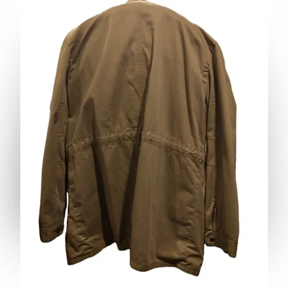 TIMBERLAND Canvas Earth Keeper Zipper and Snap Front Coat Sz 2XL - Picture 2 of 11